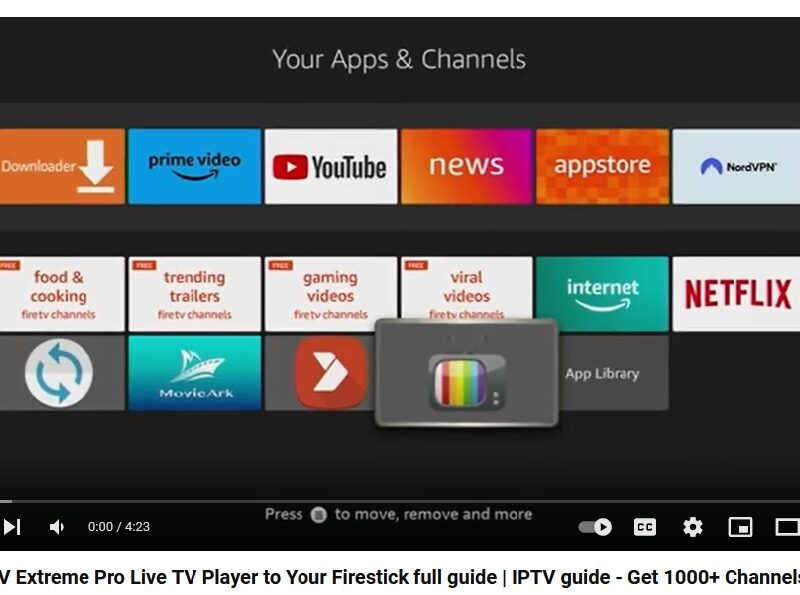Get IPTV Extreme Pro Live TV Player to Your Firestick full guide | IPTV guide – Get 1000+ Channels
